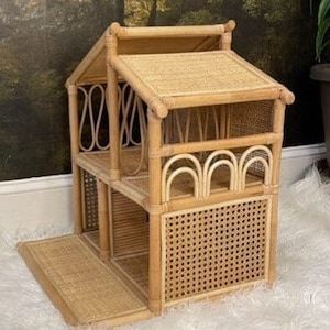 Rool Rattan House Shaped Basket Wicker Small Dollhouse Gift for Girls, Boho  Toys, Mouse in a Box Hou…See more Rool Rattan House Shaped Basket Wicker