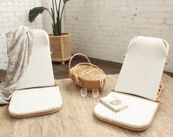 Malibu Rattan & Synthetic Folding Beach Chair
