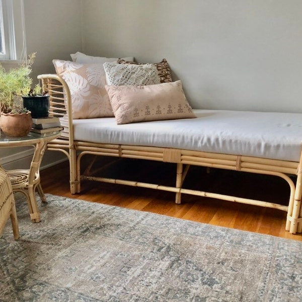 Rattan Daybed Etsy