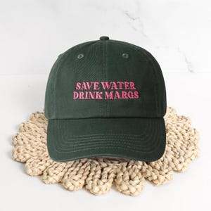 Embroidered Save Water Drink Margs Baseball Hat