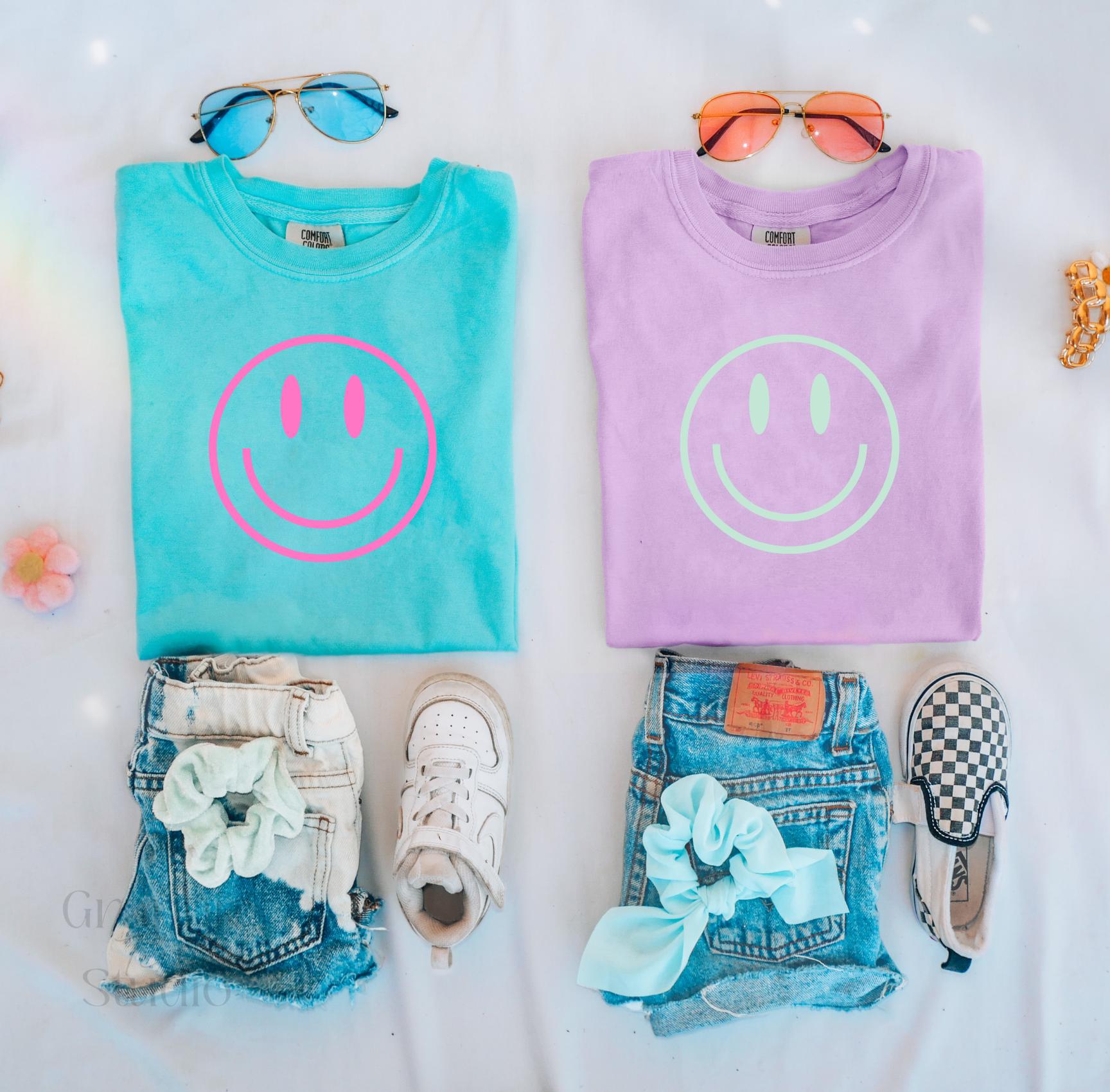 Smiley Face T Shirt Baby - Etsy Canada