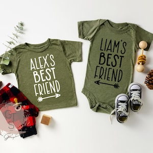 Personalized Besties Shirt| Best Friends Toddler Shirt| Toddler Shirts| Besties Toddler Shirt