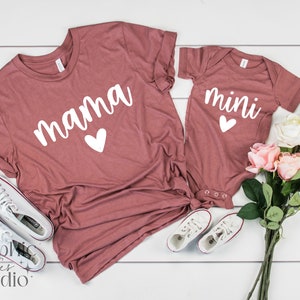Mama and Mini Shirts| Mother&#39;s Day Shirts| Matching Mommy and Me Shirts| Mommy and Me