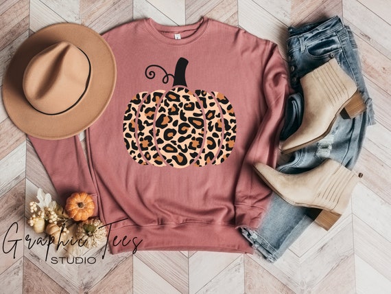 Leopard Pumpkin Sweatshirt| Cheetah Pumpkin Sweatshirt| Fall Sweatshirt -  Etsy