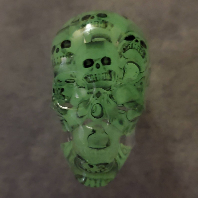 Glow in the Dark Skull Door Knobs/drawer Knobs set of 2 Etsy