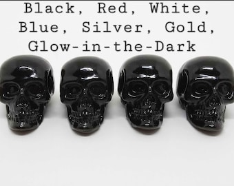 Skull Tire Valve Caps (Set of 4)