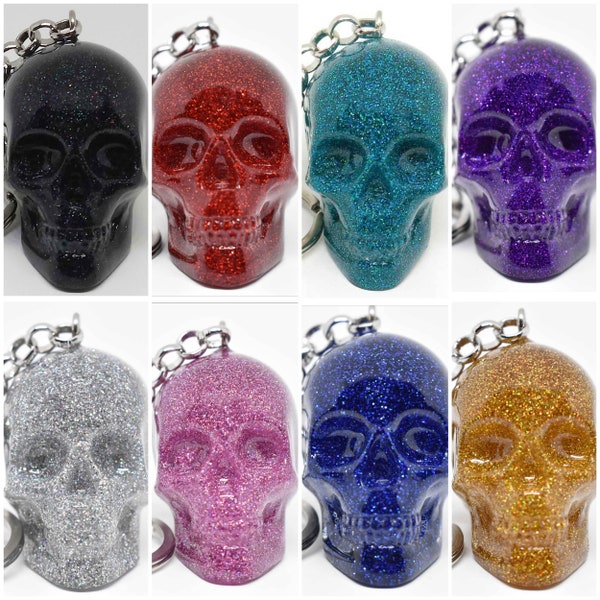 Skull Keychain - Holographic