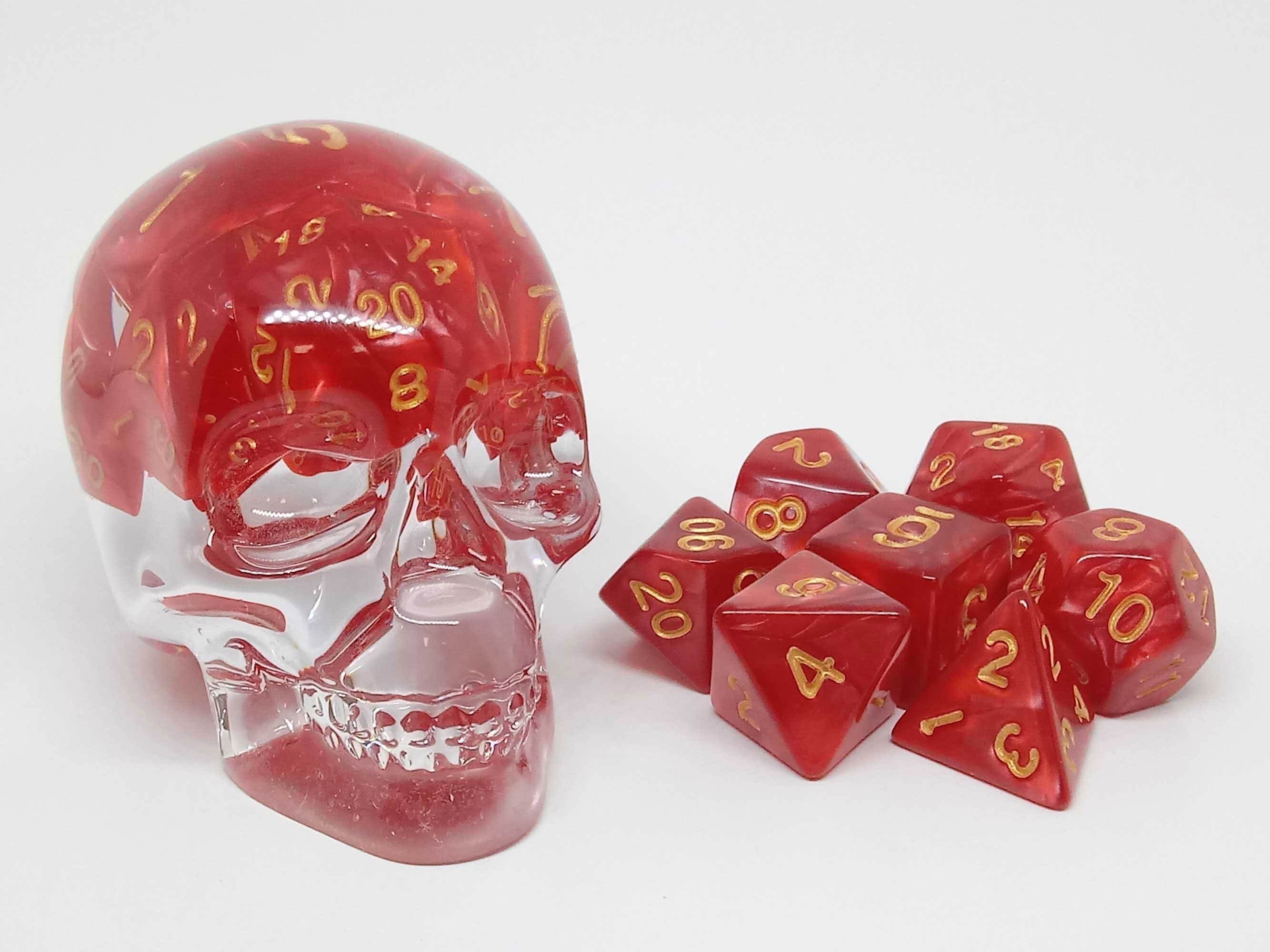 DM Gift Set With Red Dungeons and Dragons Dice Best DND Gift Etsy