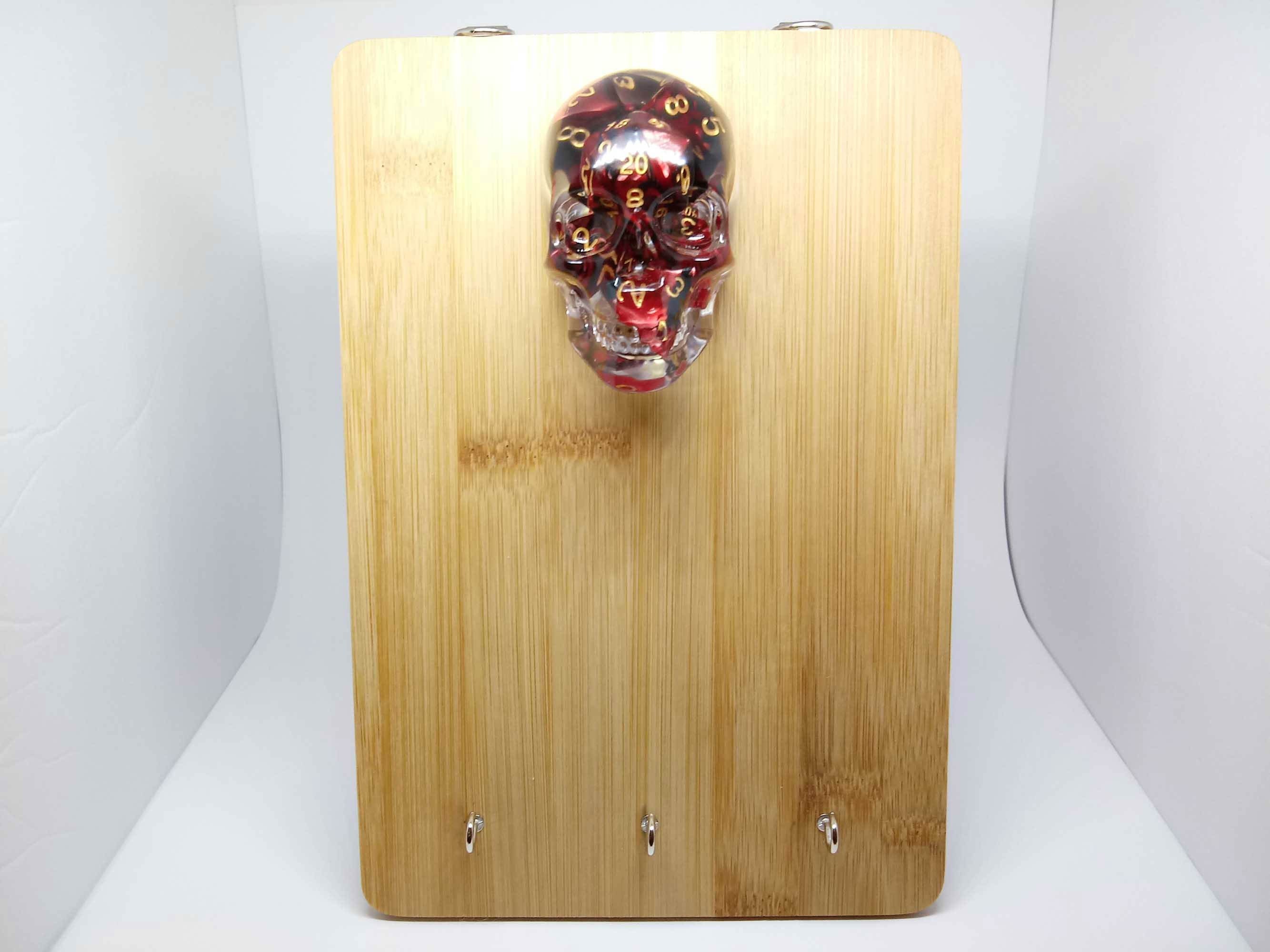 Red DnD Dice Skull Key Holder Red D&D Dice Skull Key Hook Etsy