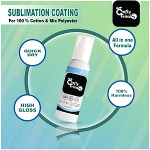 Spray Bright Non-toxic Sublimation Spray Easy Sublimation on 100
