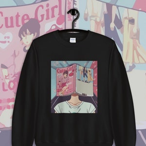 Aesthetic Kawaii Retro 90s Anime Sweatshirt / Soft Grunge Clothing Retro Anime Sweater