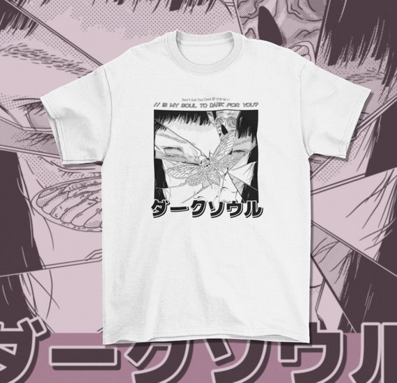 Broken Mirror Aesthetic Manga T-shirt 