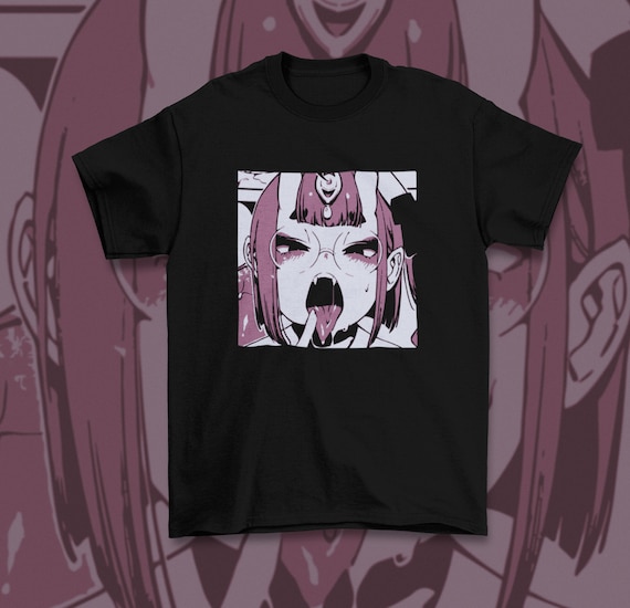 Succubus Ahegao Shirt / Pastel Kawaii 