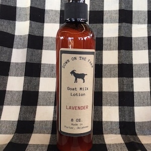 Lavender Goat Milk Lotion, Handmade Goat Milk Lotion, Goat Milk Lotion, Soothing Lotion, Moisturizing Lotion, Gift, Scented Lotion