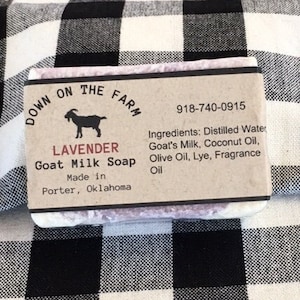 Handmade Goat Milk Soap, Lavender Goat Milk Soap, Goat Milk Soap, Gift, Bar Soap, Bath Soap