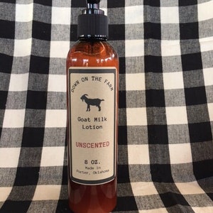 Unscented Goat Milk Lotion, Handmade Goat Milk Lotion, Goat Milk Lotion, Moisturizing Lotion, Soothing Lotion, Gift, Unscented Lotion