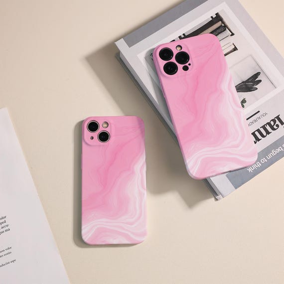 Pink Quicksand iPhone Case, Lens All Inclusive Phone Case for