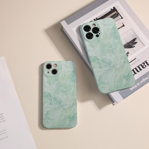 Billes vertes pour iPhone, étui pour téléphone objectif tout compris pour iPhone 16 Pro Max, iPhone 15/14, coque pour iPhone 11/12, iPhone XR XS Case