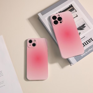 Rot Farbverlauf iPhone Hülle, Objektiv All Inclusive Handyhülle für iPhone 14 Pro Max iPhone15 Fall iPhone11 / 12 Fall iPhone XR XSCase