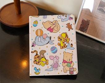 Winnie the Pooh iPad Case for iPad 10.9'' 9.7'' iPad 10  iPad 7/8/9 Air 5 4 Case iPad Pro 11'' 12.9'' iPad Pro 2022/2021 iPad Mini 6