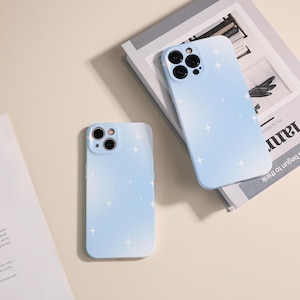 iPhone Case mit blauem Farbverlauf und Objektiv All Inclusive für iPhone 16 Pro Max iPhone 15/14 Case iPhone 11 / 12 Case iPhone XR XSCase