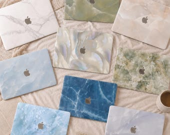 Funda para MacBook con diseño de mármol pastel, funda para MacBook Pro 13 14 16, funda para MacBook Air 13 2026 Neo 13 15 13 Pro 14 Pro 16 M5 M4 2026, funda rígida para portátil