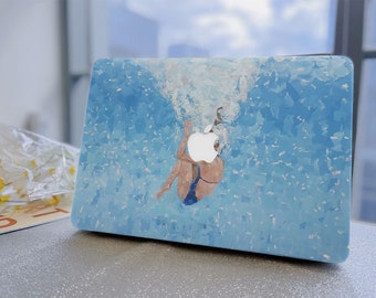 Meisje en de zee MacBook Hard Case MacBook Pro 13 14 16 Case MacBook Air 15 11 13 2018-2023 12 Pro Retina 13 2019 Pro 15 13 Laptop Cover