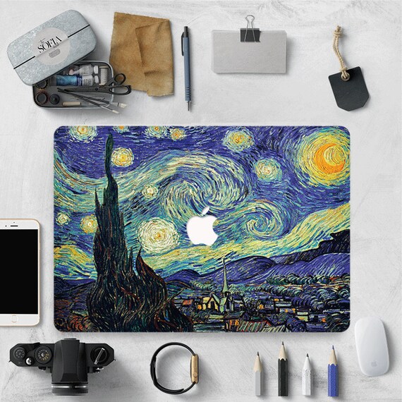 starry night macbook case