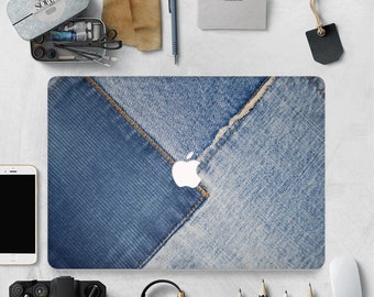 denim laptop case