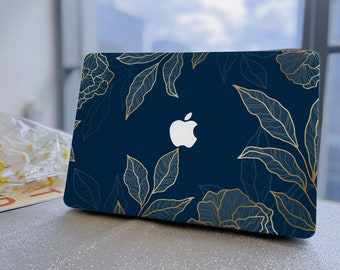 Blue Plant Leaf MacBook Hard Case MacBook Pro 13 14 16 Case MacBook Air 15 11 13 2018-2023  12 Pro Ret 13 2019 Pro 15 13 Laptop Cover