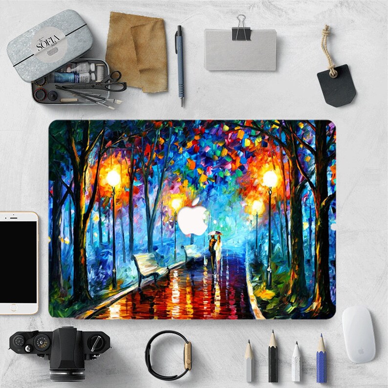 Oil Painting Light Couple MacBook Case MacBook Pro 13 Case MacBook Air 13 2018 12 Pro Retina 13 2019 Pro 15 13 Cover