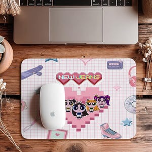 Powerpuff Girls Mauspad, Büro-Mauspad, Laptop-Mauspad, Macbook-Mauspad, Macbook Pro 16/14 Mauspad, Gummi-Mauspad