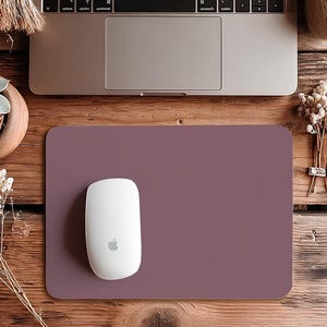 Lila Mauspad, Büro-Mauspad, Laptop-Mauspad, Macbook-Mauspad, Macbook Pro 16/14 Mauspad, Gummi-Mauspad