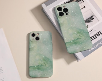 Grüner Stern iPhone Hülle, Objektiv All Inclusive Handyhülle für iPhone 16 Pro Max iPhone15 Case iPhone11 / 12 Case iPhone XR XSCase
