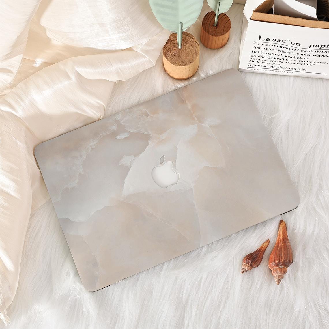 Cream MacBook Case