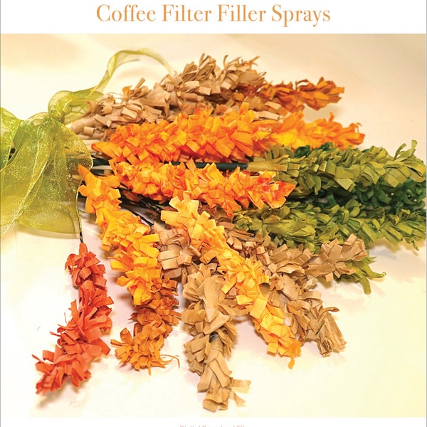 Filler Sprays - Project Guide Template For Making Coffee Filter Flowers