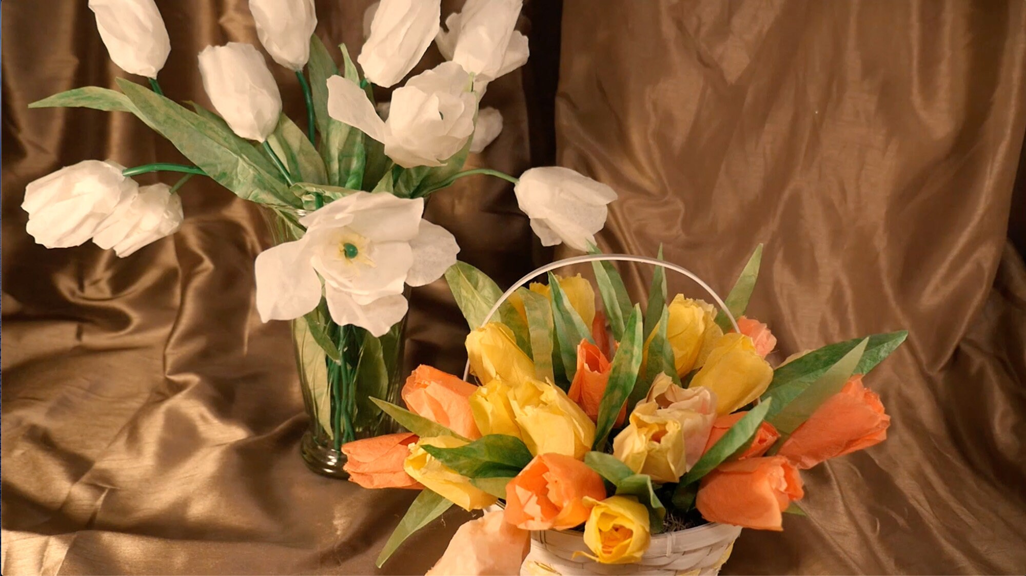 Tulips Project Guide Template for Making Coffee Filter Flowers Etsy