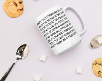Hot Rod Movie Citation Line Tasse drôle J’ai cet acide mais je ne peux pas le faire.- Bill Hader Andy Samberg - Super cadeau! Tasse de cinéma Tall 15 oz Mug