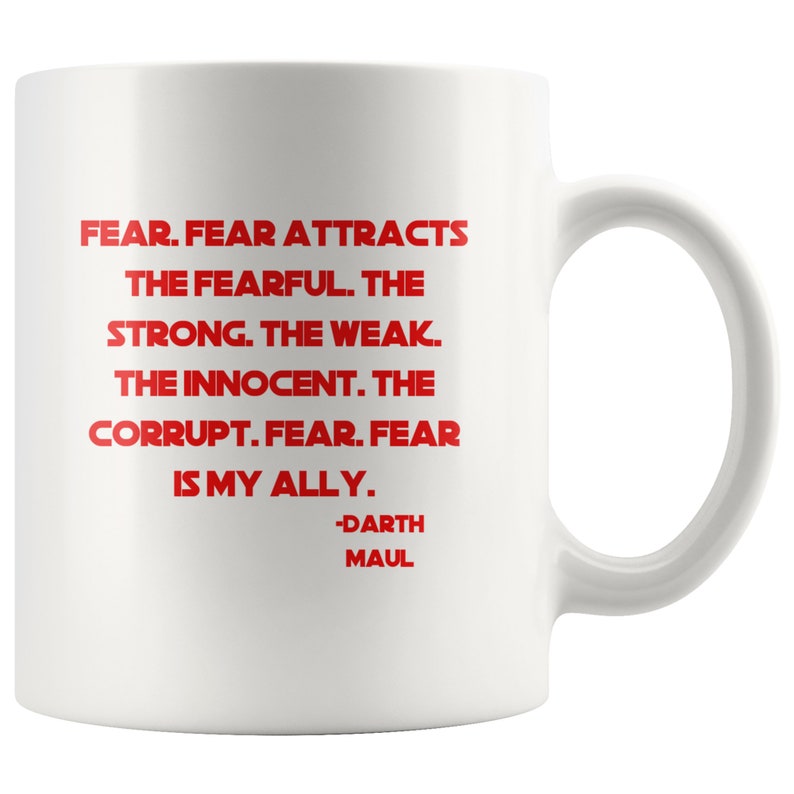darth maul fear is my ally