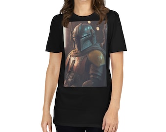 Star Wars Mandalorian T-Shirt / Bounty Hunter Mando Sci Fi Pop Culture Short-Sleeve Unisex T-Shirt / Gran Regalo / Envío Gratis