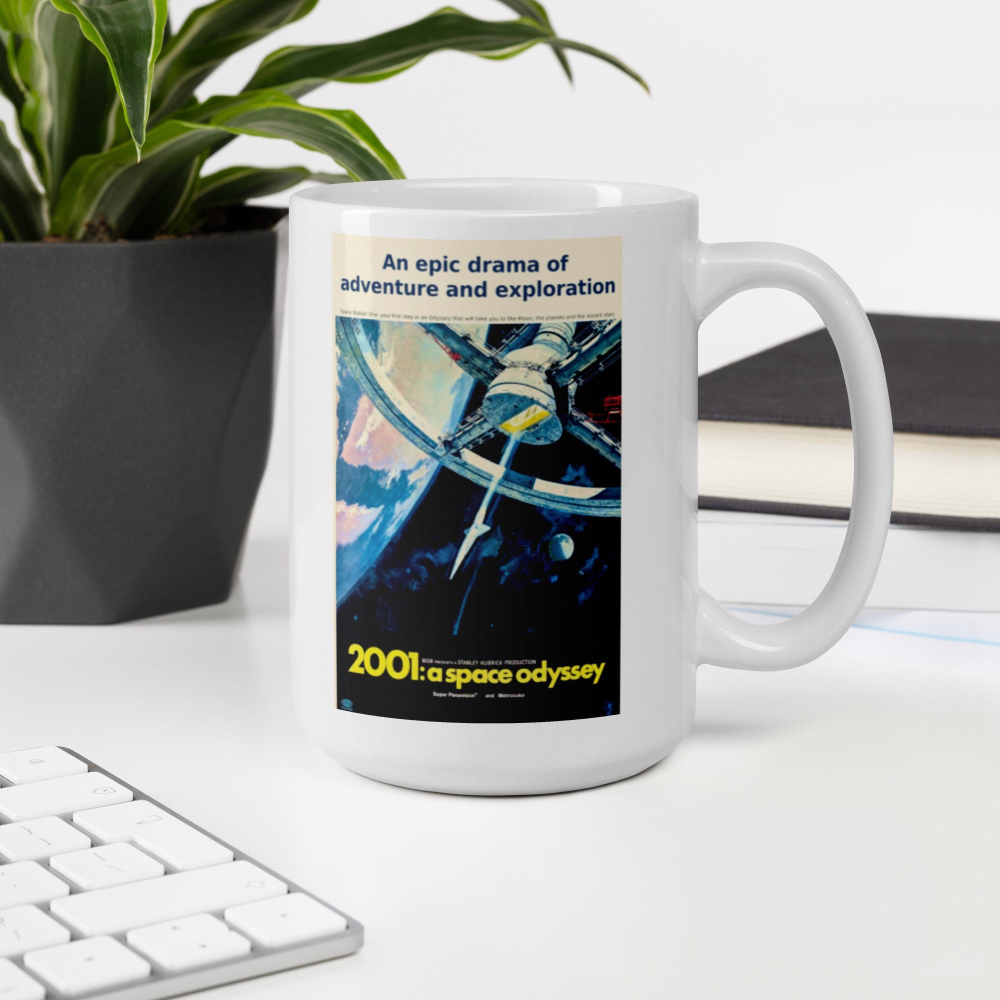 2001 A Space Odyssey Mug | Vintage Movie Poster Mug | Pop Culture Sci Fi Mug  | Stanley Kubrick Movie Fan Gift Mug | 11oz / 15oz - Etsy New Zealand