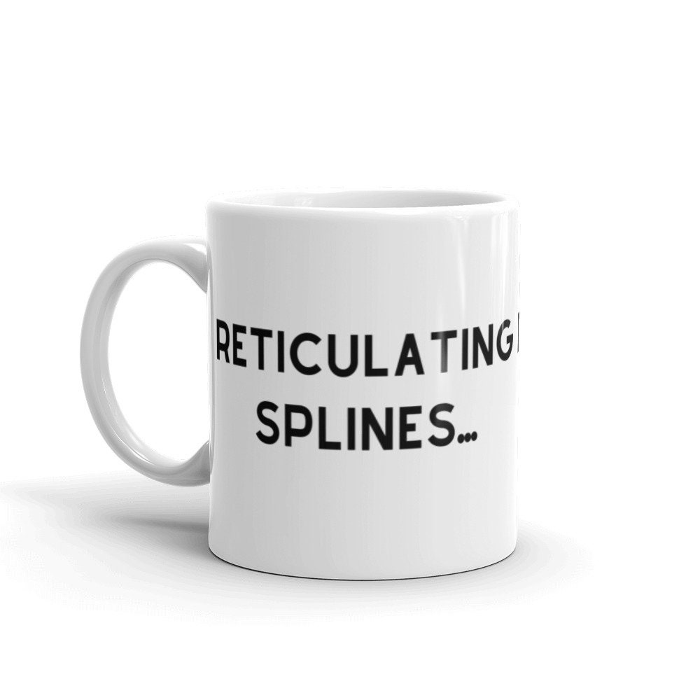 Reticulating Splines Simcity Inside Joke Mug Funny Mug Maxis