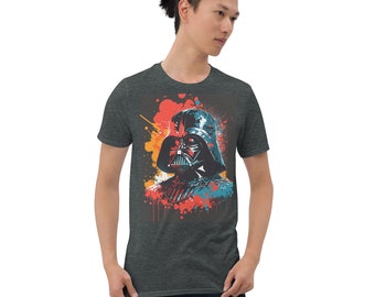 Darth Vader Pop Art T-Shirt | Short-Sleeve Unisex Cotton T-Shirt | Star Wars Graphic Art - Pop Culture - Various Colors - Free Shipping