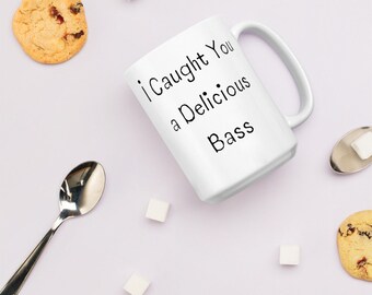 I Caught You a Delicious Bass - Napoleon Dynamite Funny Mug - Citation de film Mug Pop Culture - Funny Gift Mug 11oz / 15oz Disponible