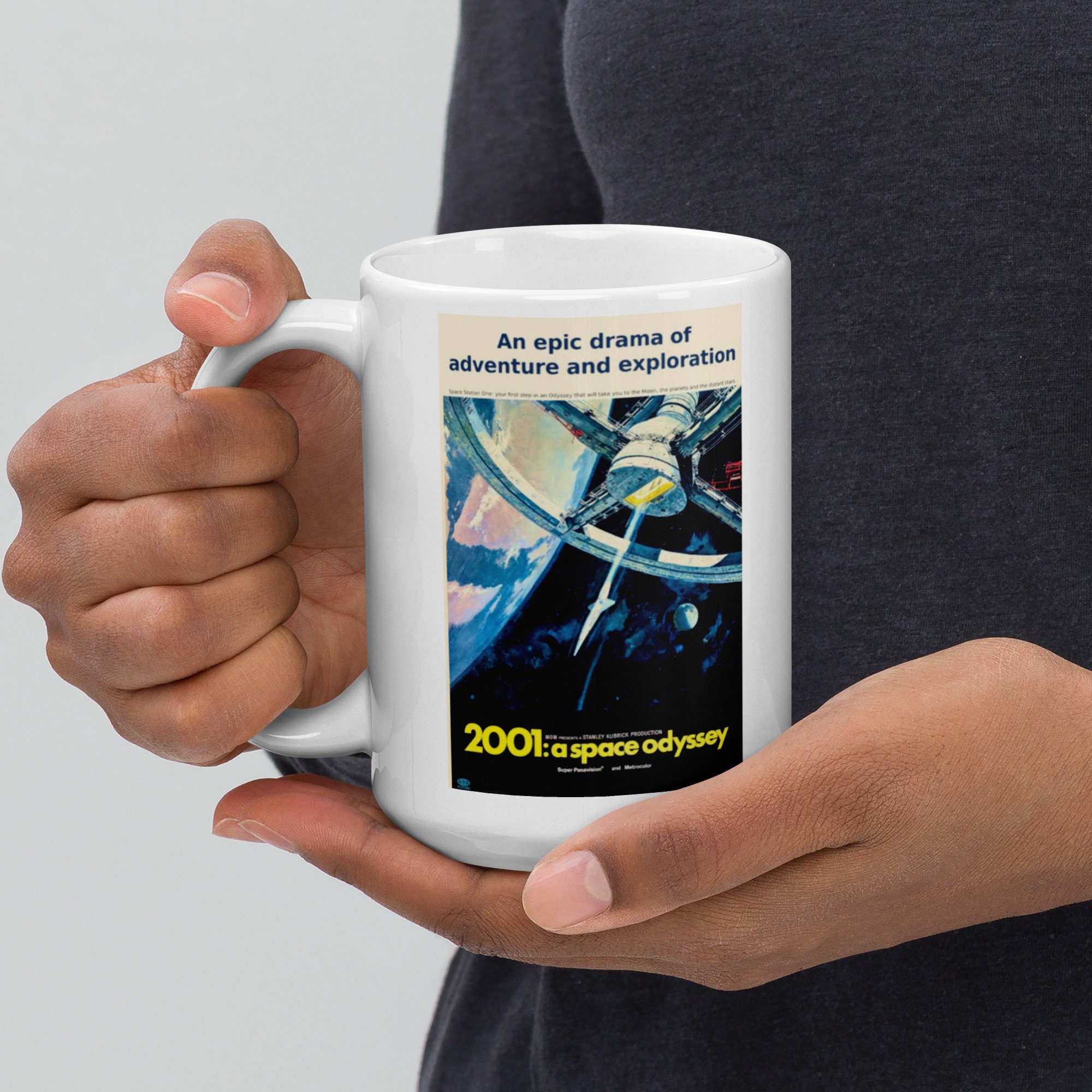2001 A Space Odyssey Mug | Vintage Movie Poster Mug | Pop Culture Sci Fi Mug  | Stanley Kubrick Movie Fan Gift Mug | 11oz / 15oz - Etsy New Zealand