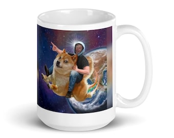 Dogecoin Elon Musk Mug To The Moon Crypto Doge Bitcoin XRP Fan Funny Graphic Mug ~ Doge Meme ~ Great Gift - 11oz / 15oz Avail Free Shipping!