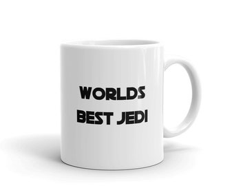 Meilleurs Jedi du monde - Drôle de citation Star Wars Tasse drôle Star Wars / Fans de culture pop - Tasse drôle - Super cadeau! 11oz / 15oz