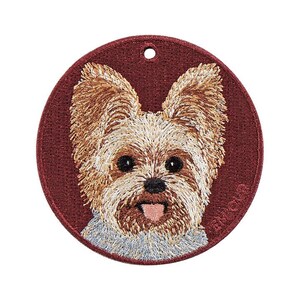 French bulldog keychain embroidered dog gifts image 9