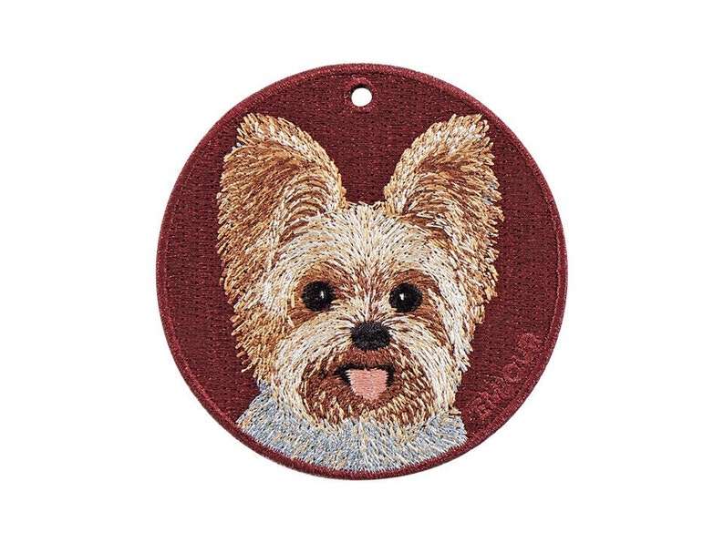 French bulldog keychain embroidered dog gifts image 9