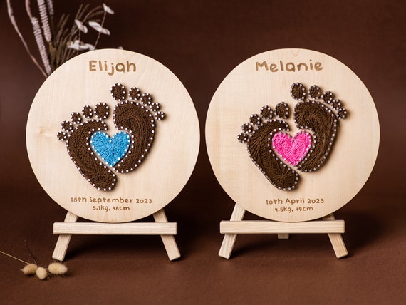 String art cadeaux pour bebe bebe fille garcon nom personnalise Noel babyshower vetements de pepiniere signes d etagere Etsy France